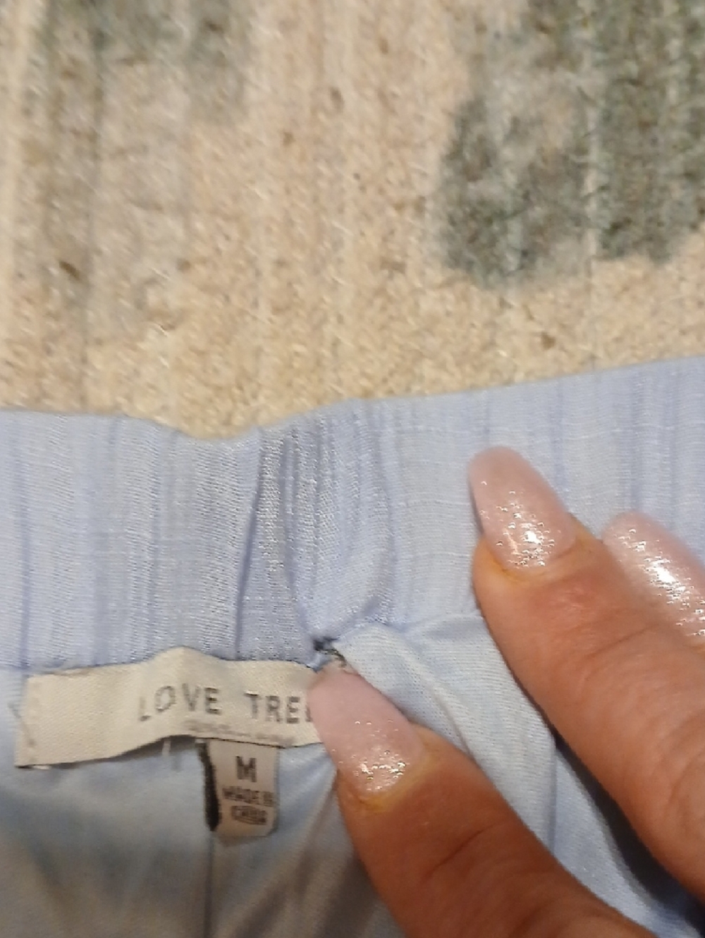 Love Tree Light Blue Ruffle Skort - Picture 6 of 9